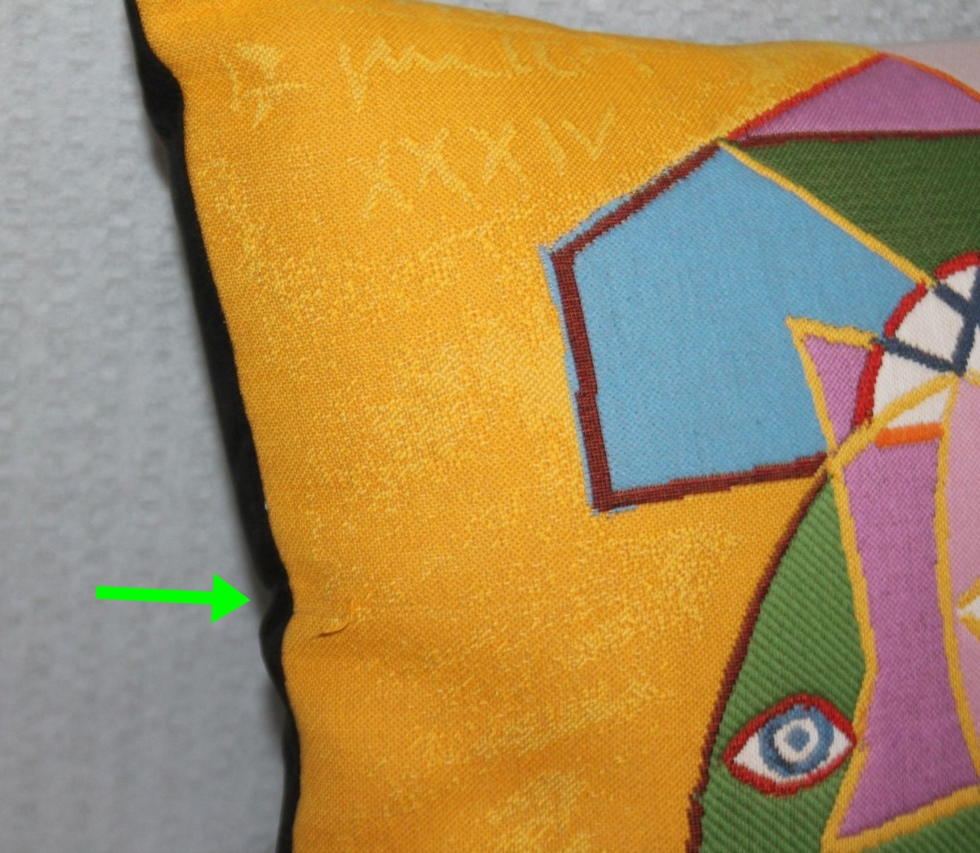 1 x JULES PANSU Picasso’s 'Femme Au Chapeau' Designer Cushion (45cm x 45cm) - Image 3 of 8