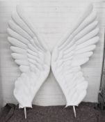 Pair of 1.5 Metre Tall Prop Angels Wings - Recently Removed From A World-renowned London