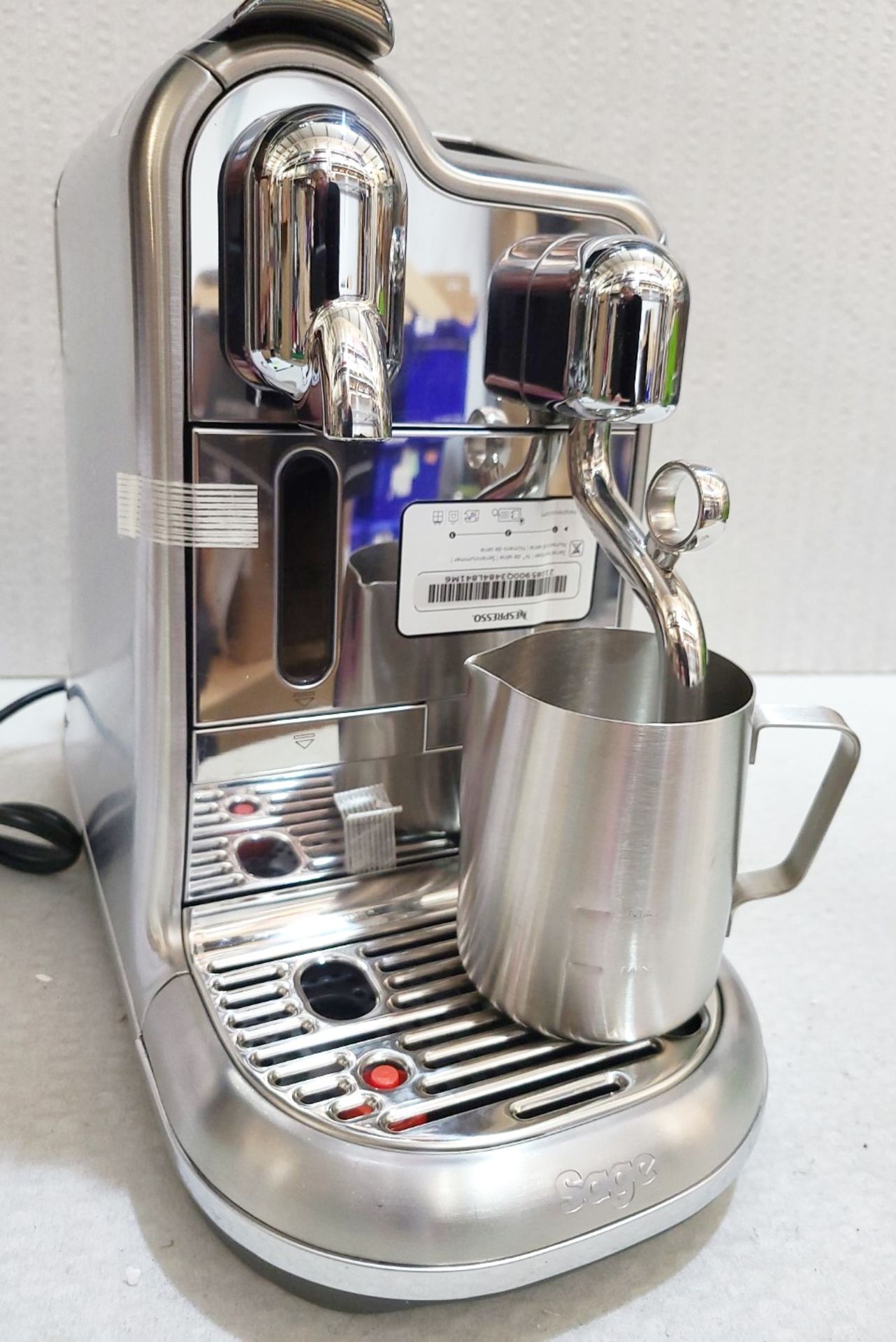 1 x SAGE Nespresso 'Creatista Pro' Barista-Style Automatic Coffee Machine - Original Price £679.00 - Bild 5 aus 14