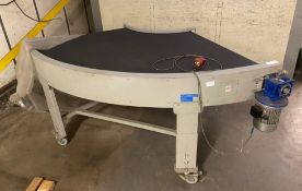 1 x Cma2 Ttc/90 Curved Conveyor Section - Unused - Fitted With Motor - Ref: C2C074 - CL789 -