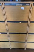 1 x Large Wooden Filing Cabinet By Contraplan - Ref: C2C088 - CL789 - Location: SolihullCollection