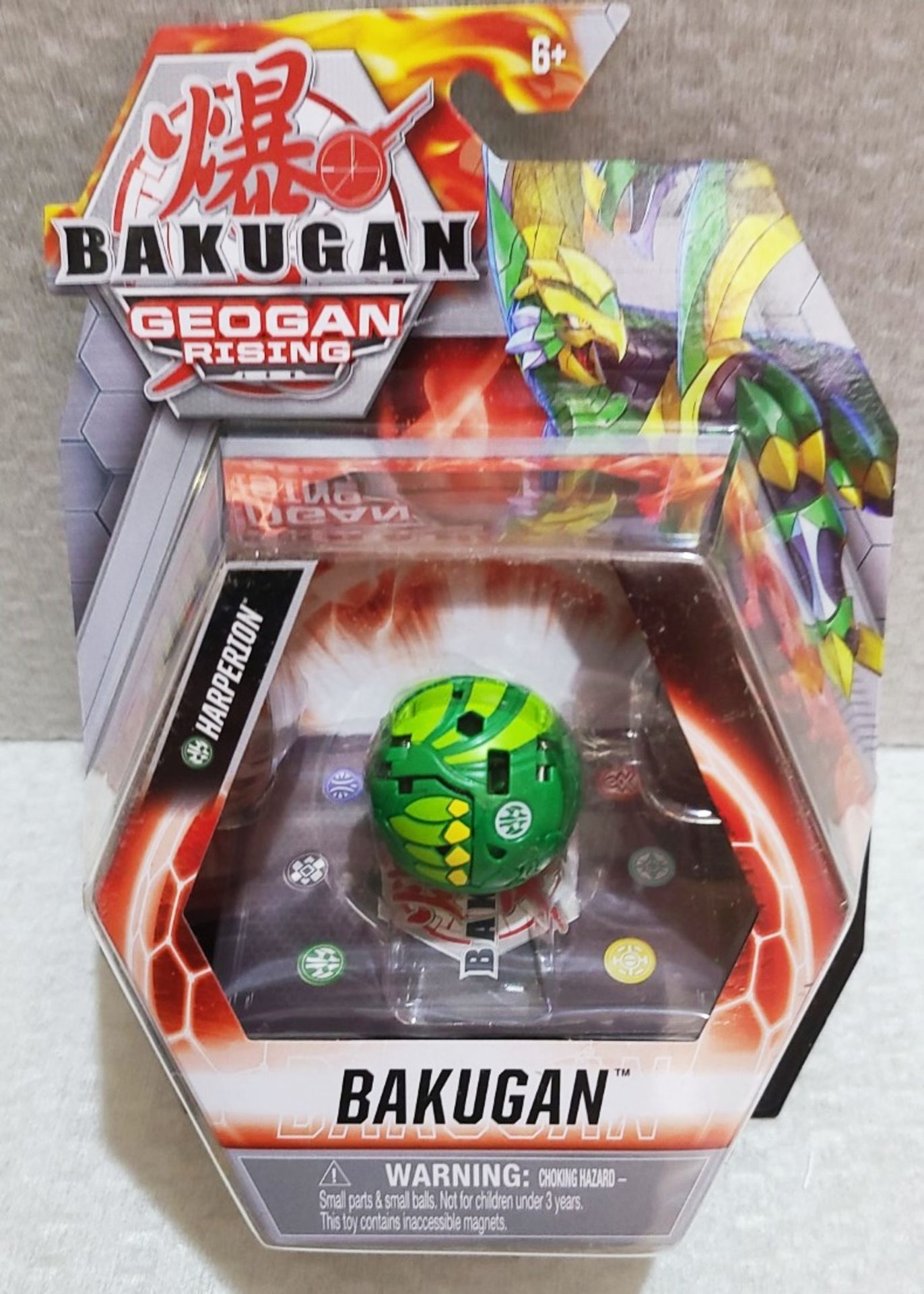 1 x BAKUGAN Bakugan Geogan Rising - Harperion Core Collectible Action Figure