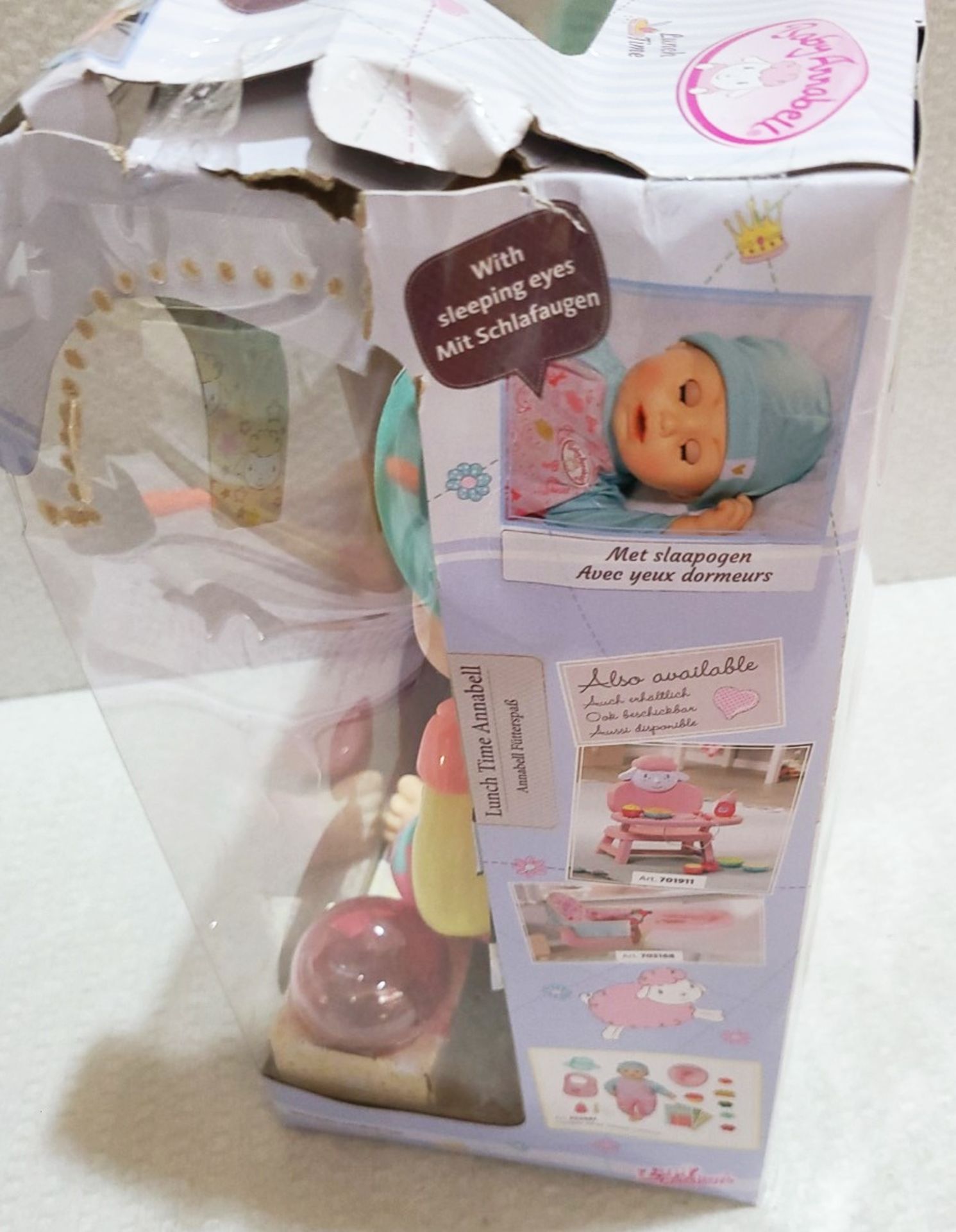 1 x BABY ANNABEL Lunchtime Baby With Accessories - Original Price £59.95 - Unused Boxed Stock - Ref: - Image 2 of 4