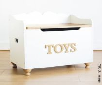 1 x LE VAN TOY Handcrafted Toy Box - Original Price £59.95