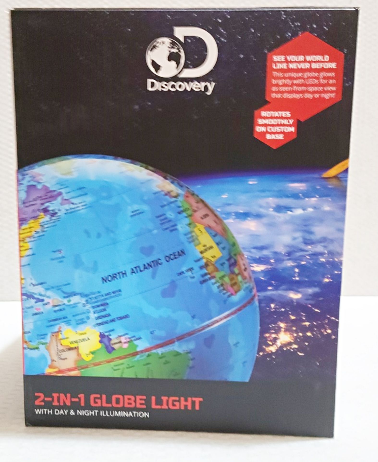 5 x DISCOVERY Kids 2-In-1 World Globe Led Lamp With Day & Night Modes - Image 2 of 7
