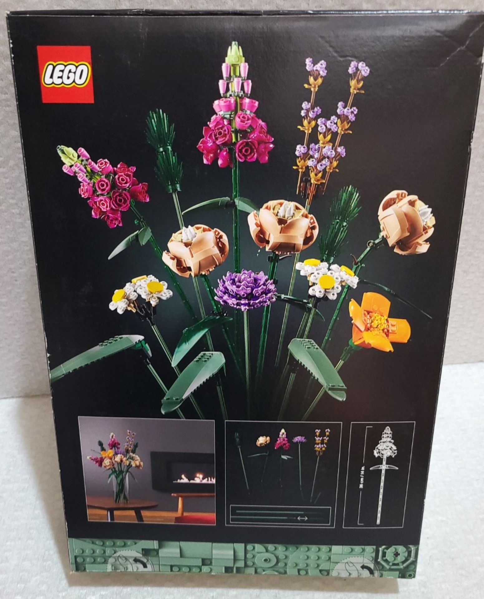 1 x LEGO Creator Expert Flower Bouquet Set 10280 - Original Price £54.95 - Image 4 of 4