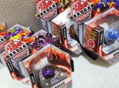 4 x BAKUGAN Bakugan Geogan Rising - Core Collectible Action Figures