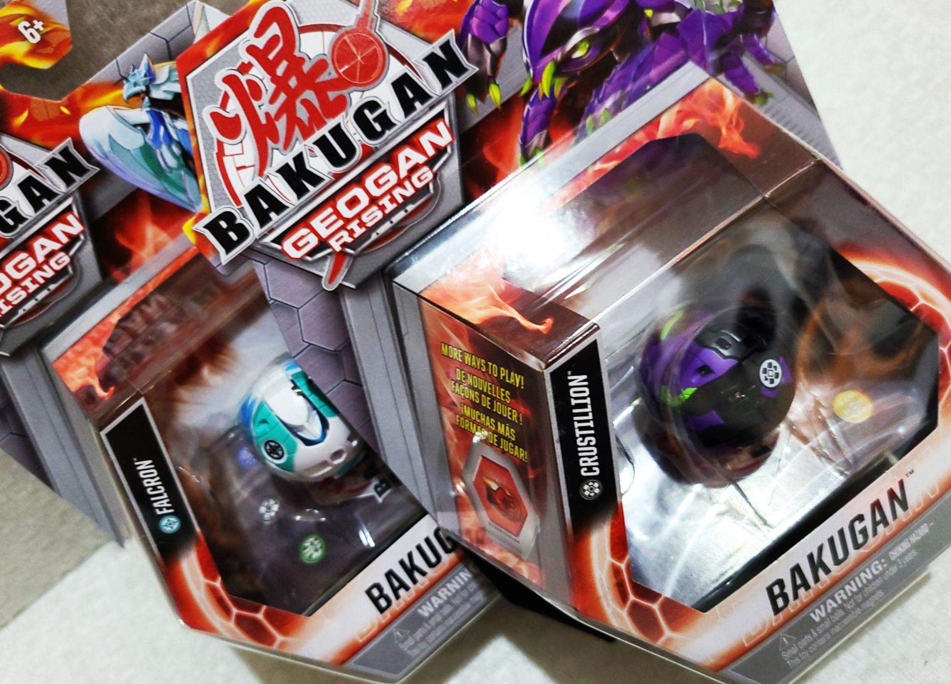 2 x BAKUGAN Bakugan Geogan Rising - Core Collectible Action Figures - Image 2 of 6