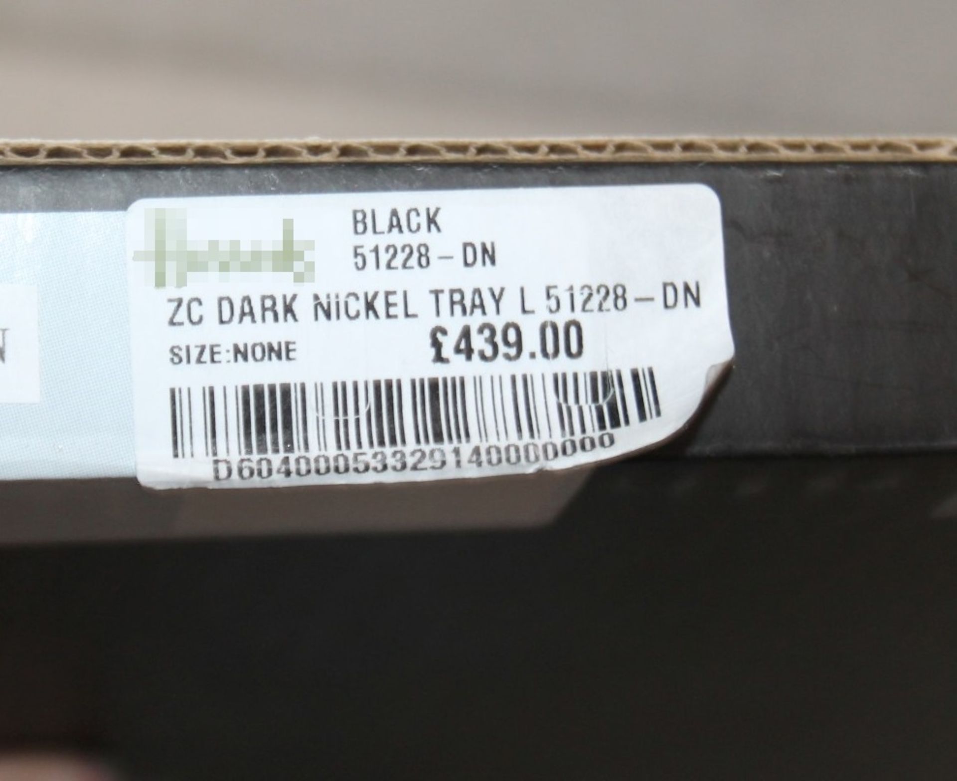 1 x ZODIAC Designer Tray With A Dark Nickel Finish - Original Price £439.00 - Ref: 5332914/HAS1171/ - Image 4 of 6