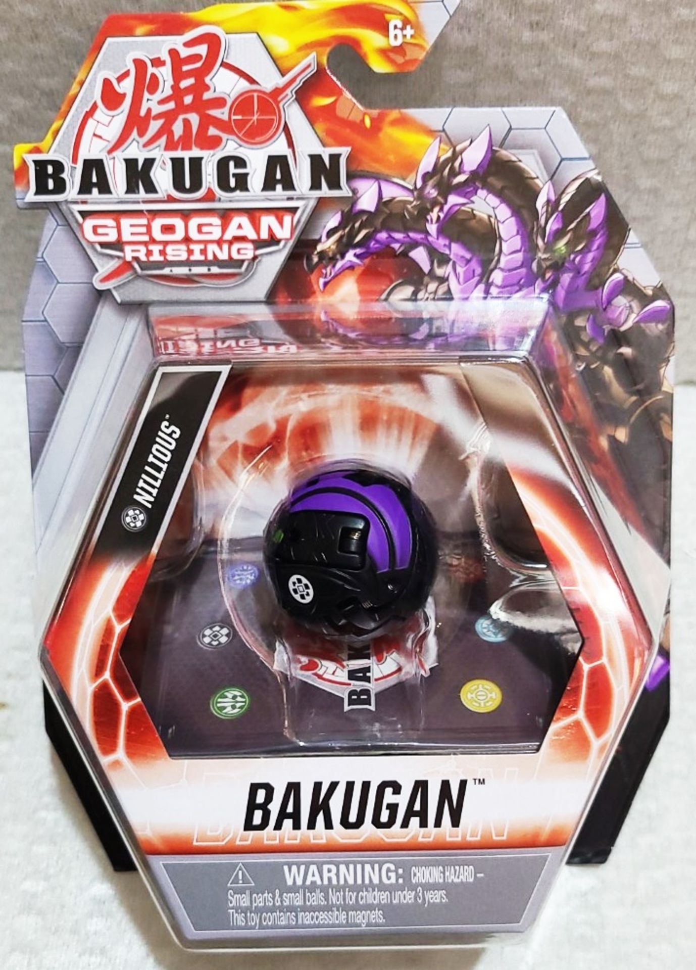 4 x BAKUGAN Bakugan Geogan Rising - Core Collectible Action Figures - Unused Boxed Stock - Ref: - Image 6 of 9