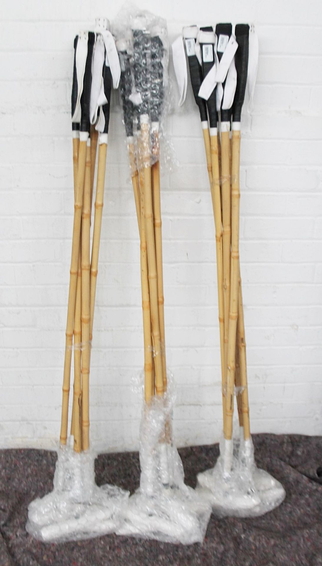 16 x Bamboo Cane POLO Mallets - Recently Removed From A World-renowned London Department Store
