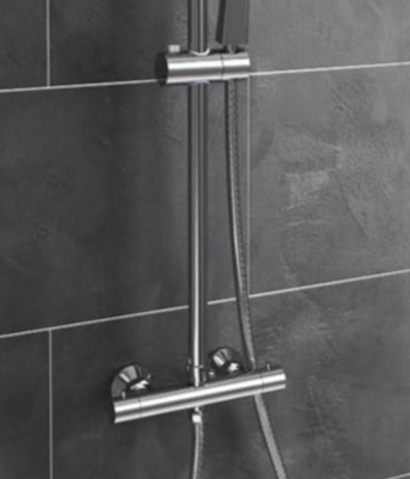 1 x Arley Ontario Thermostatic Shower Kit With Riser Rail, Shower Head and Handset - New - RRP £190 - Image 3 of 3