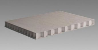 100 x ThermHex Thermoplastic Honeycomb Core Panels - Size: Approx. 2630 x 1210 x 18mm - New