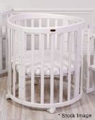 1 x STOKKE Sleepi Mini Crib With Mattress - Original Price £379.00