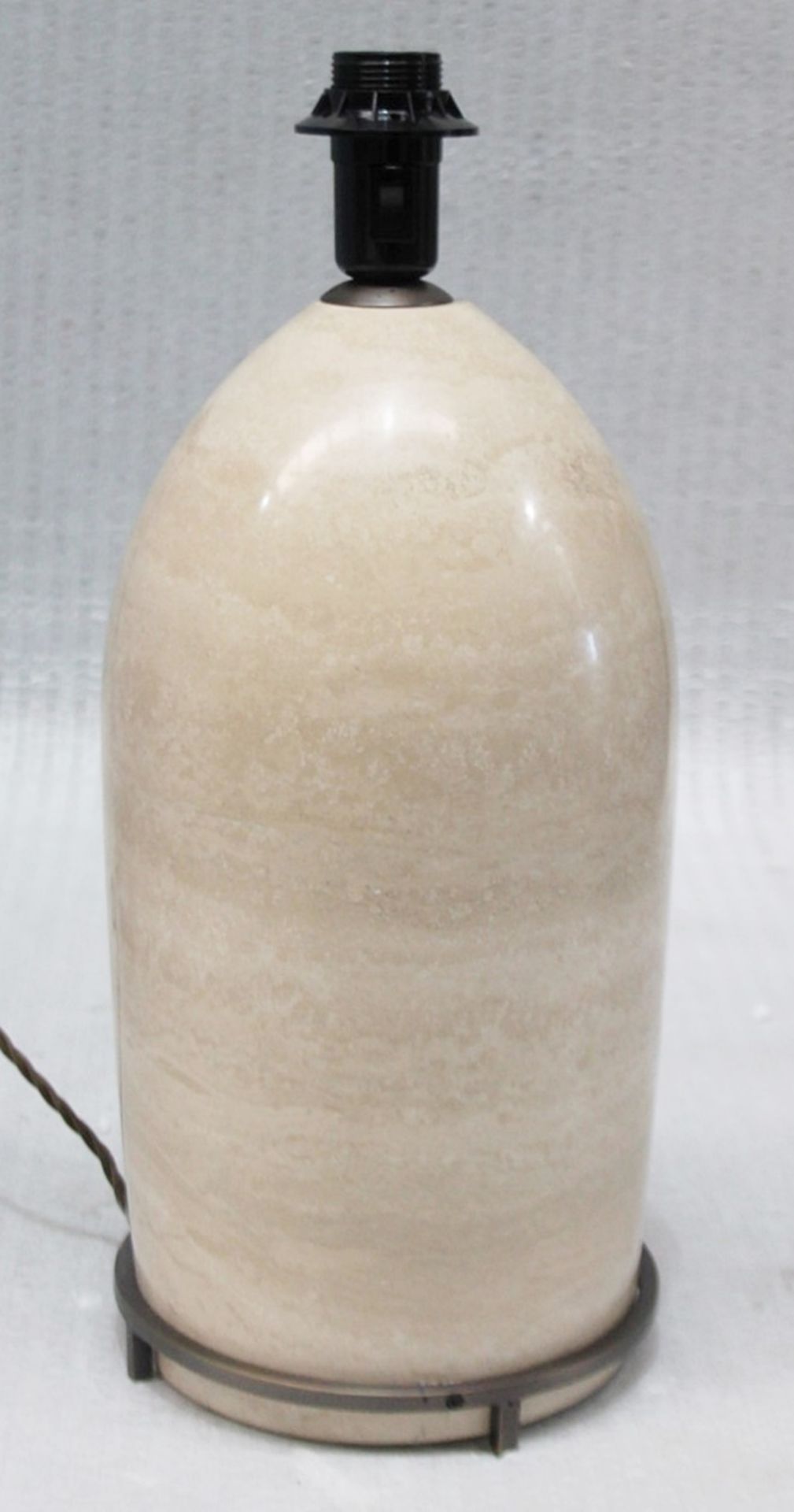 1 x AGGIOLIGHT Luxury Marble Table Lamp - Recently Removed From A World-renowned London Department - Image 2 of 6