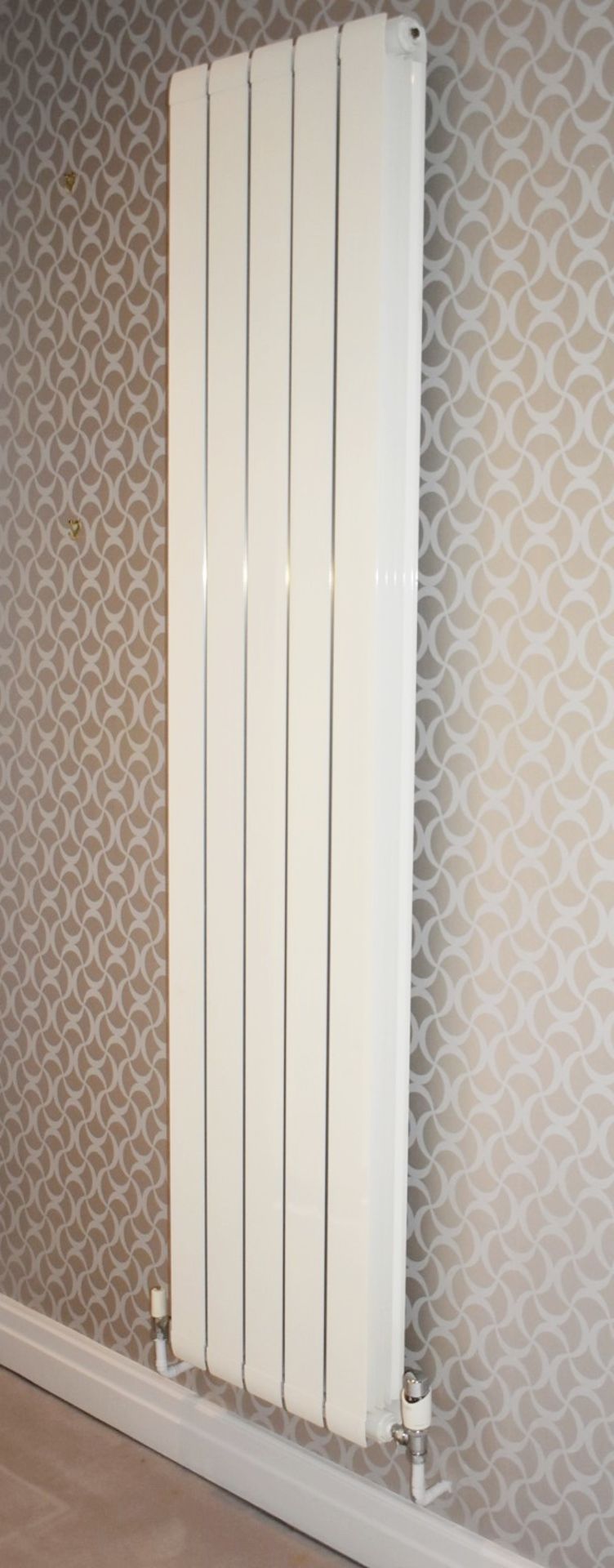 4 x Single Panel Vertical Wall Mounted Radiators - Ref: RR10 / LNG - CL781 - Location: Hale Barns
