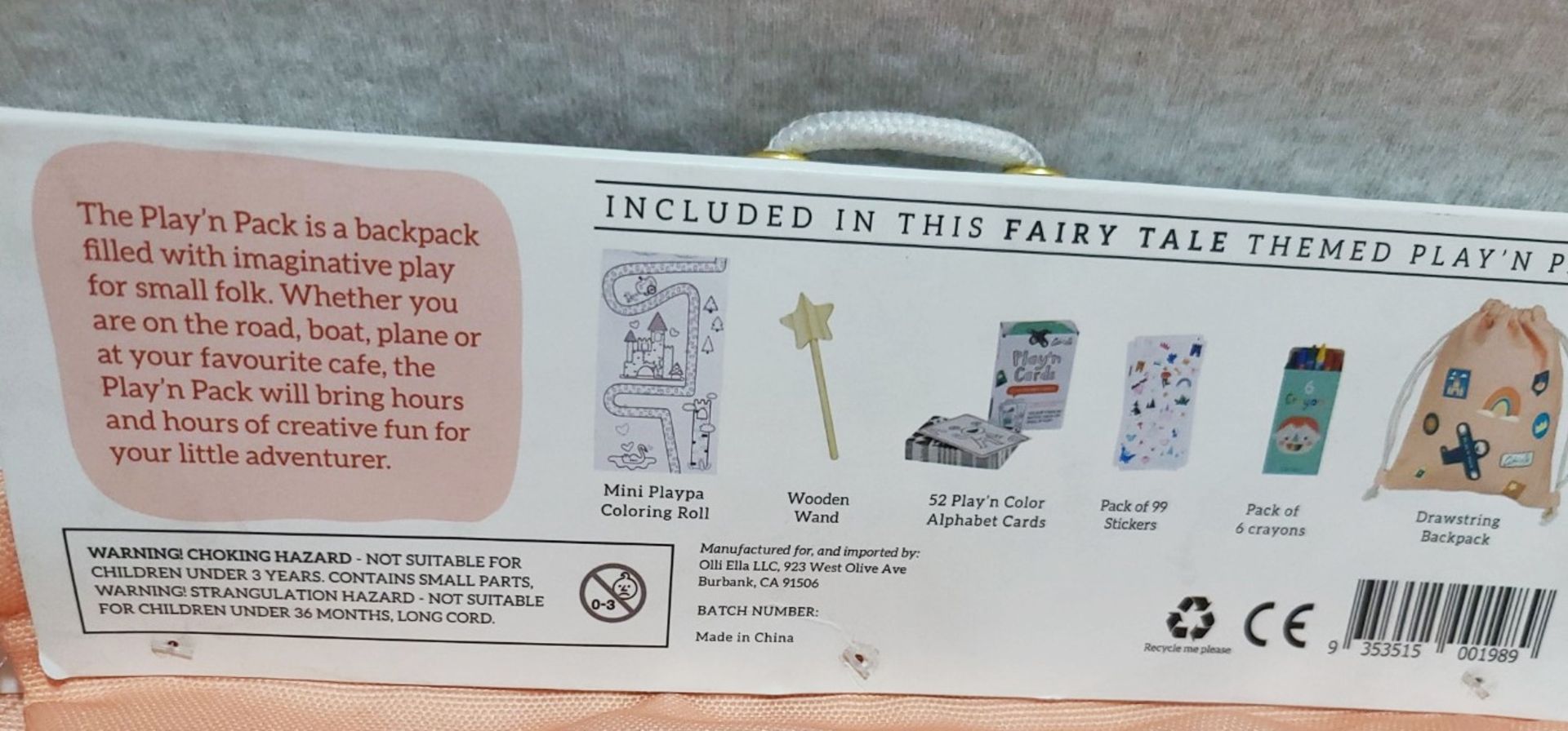 Set Of 2 x OLLI ELLA Fairy Tale Play'N Pack Backpack - Unused Boxed Stock - Image 2 of 4