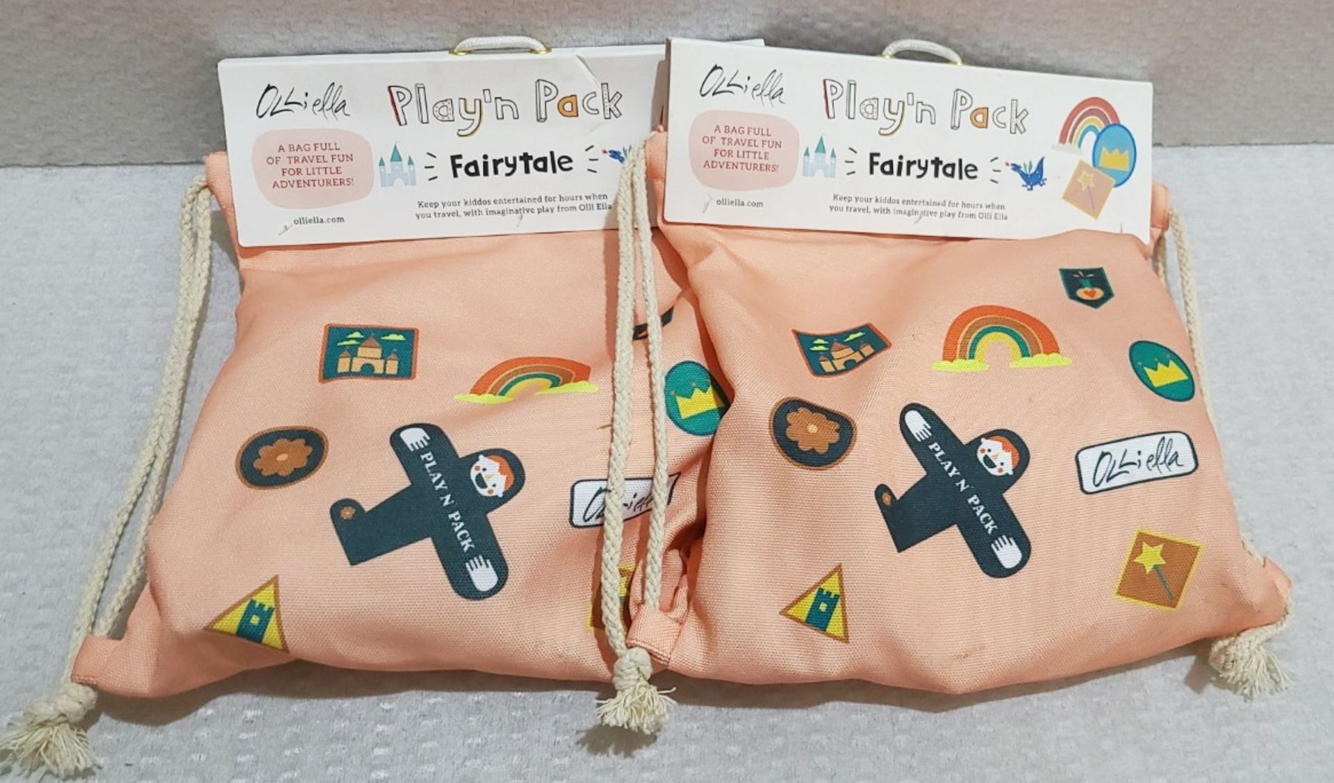 Set Of 2 x OLLI ELLA Fairy Tale Play'N Pack Backpack - Unused Boxed Stock - Image 4 of 4