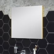 1 x VitrA Brite Illuminated 100cm Bathroom Mirror With On/Off Touch Control - New - RRP £250