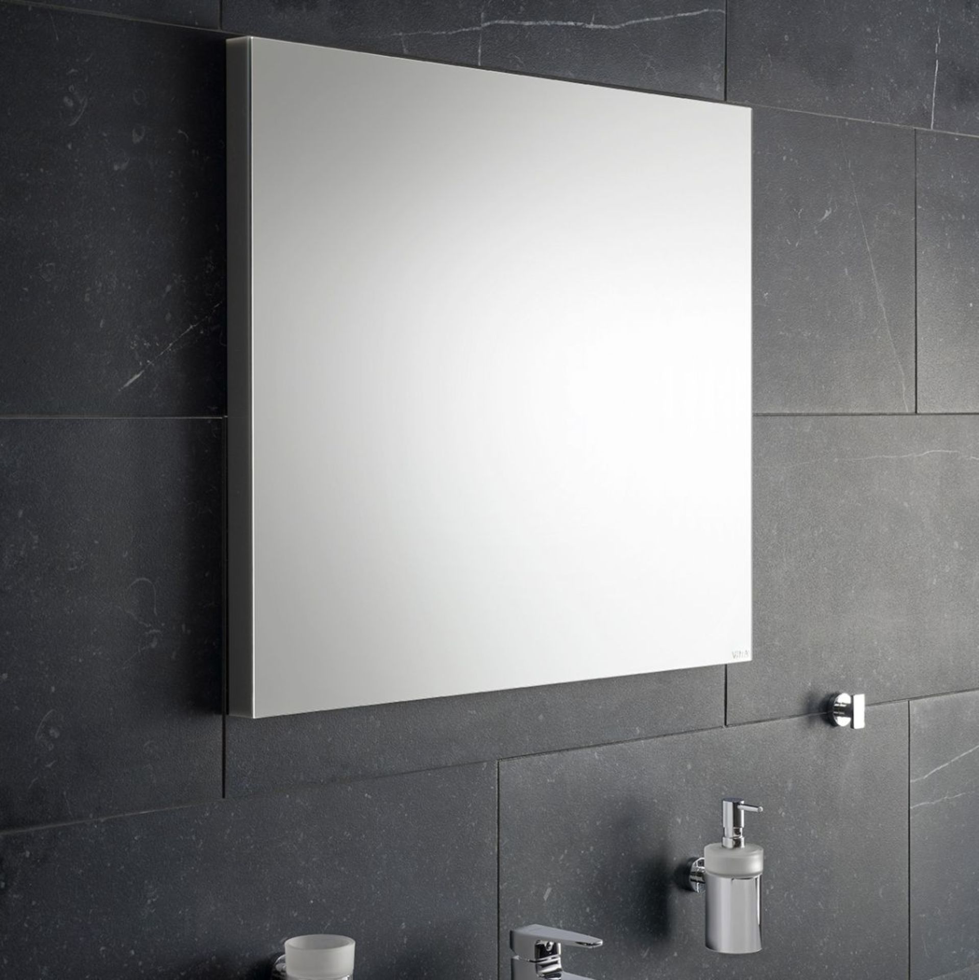 1 x VitrA Brite Illuminated Parallel Sides Mirror (60cm) - New Boxed Stock - RRP: £195 - Image 2 of 3