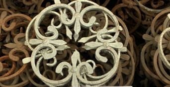 50 x Decorative Iron Insert Pieces For Fences And Gates - Ref: J4 - CL464 - Location: Liverpool