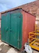 1 x Metal Shipping/Storage Container - CL464 - Location: Liverpool L19