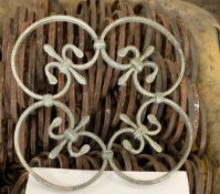 12 x Decorative Iron Insert Pieces For Fences And Gates - Ref: H2 - CL464 - Location: Liverpool