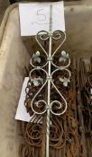 5 x Iron Decorative Pieces for Fences and Gates - Ref: C - CL464 - Location: Liverpool L19 Buyers