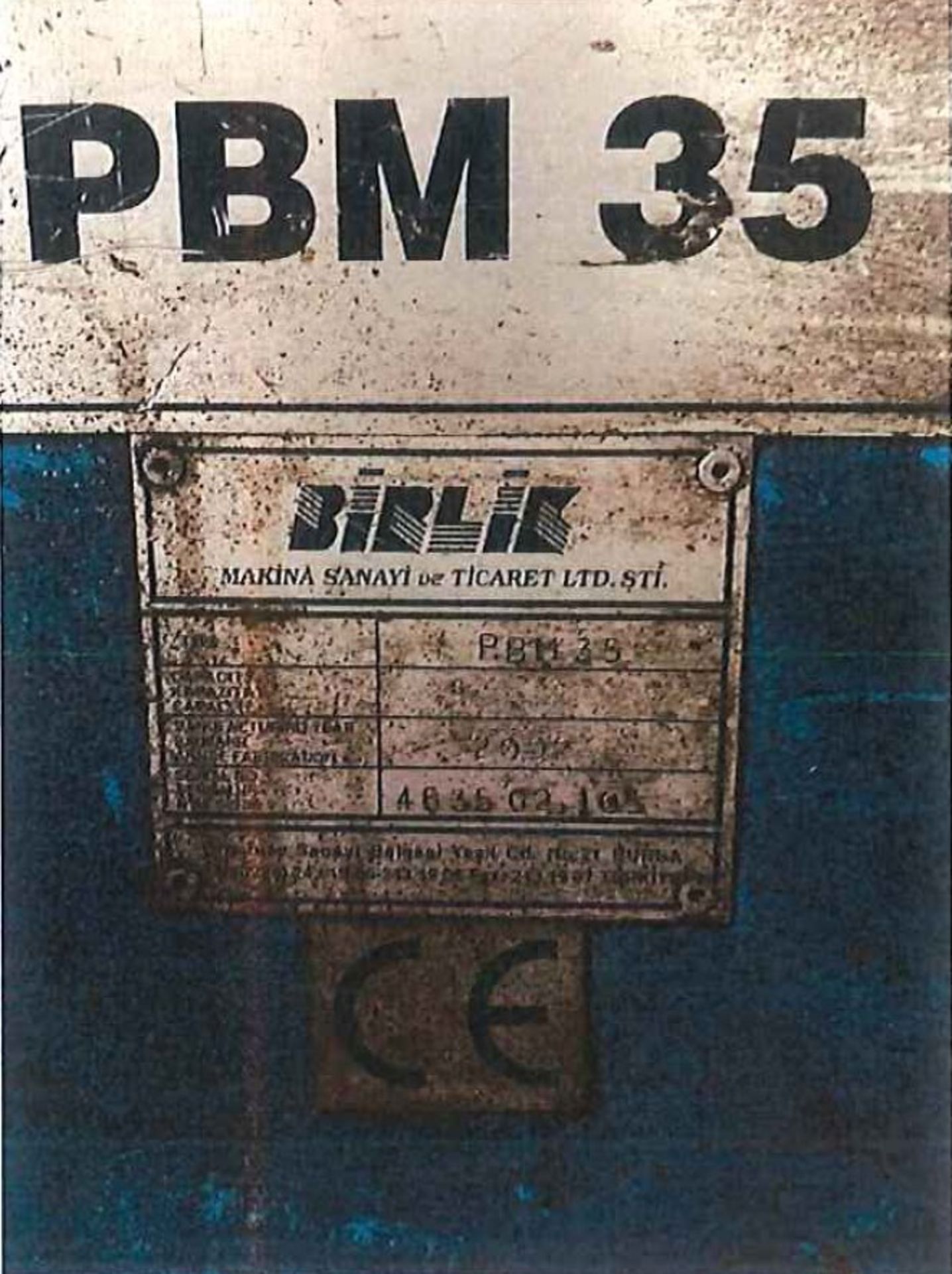 1 x Birlik PBM 35 Bending Rolls - CL464 - Location: Liverpool L19 Buyers will be required to - Image 2 of 2