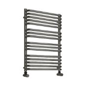 1 x Warmbase LoCo Rapsodi 500x900mm Anthracite Wall Mounted Towel Rail - New Boxed Stock