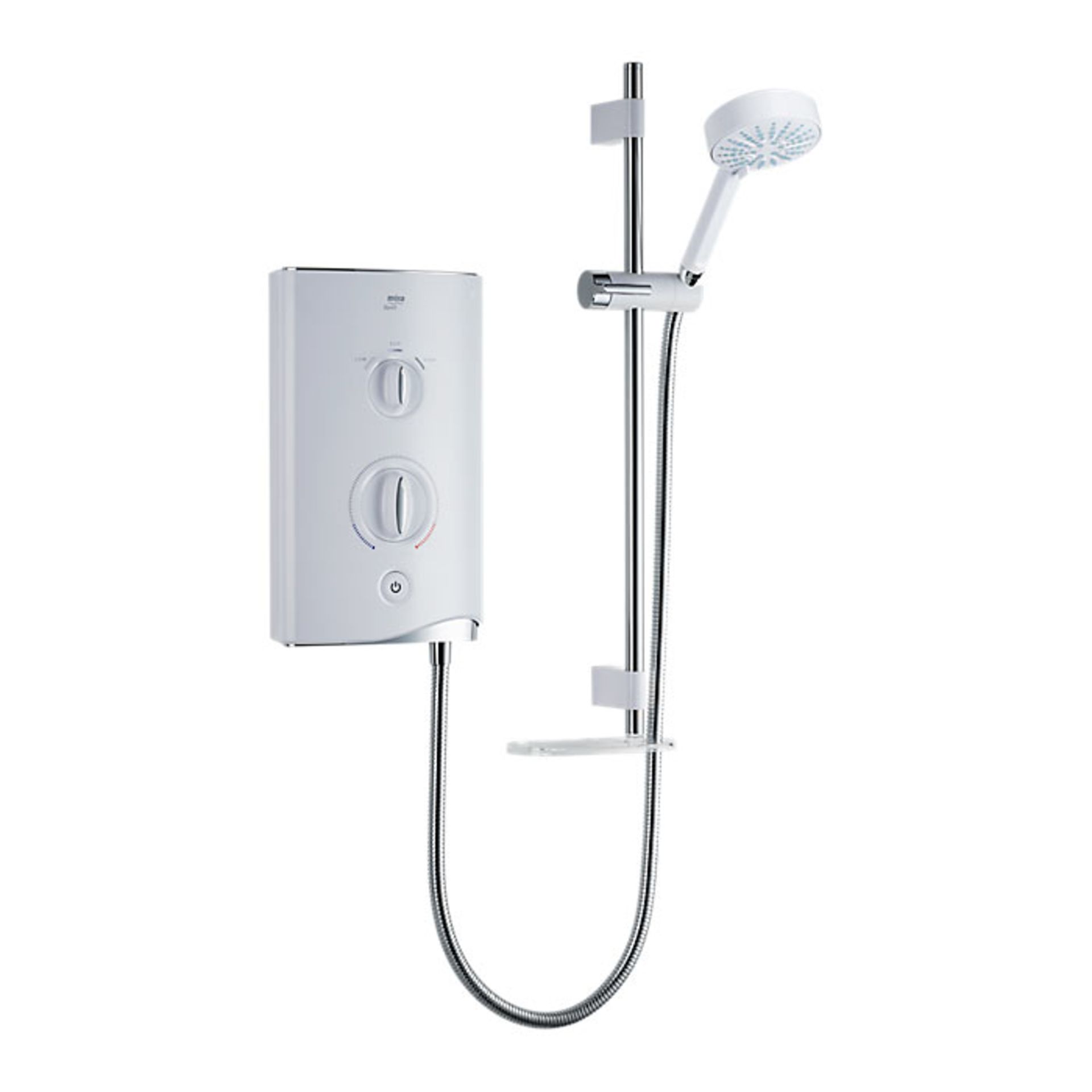 1 x Mira Sport Thermostatic White and Chrome 9.0kW Electric Shower - New Boxed Stock - RRP: £320 - Image 3 of 5