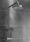 1 x Arley Ontario Thermostatic Shower Kit With Riser Rail, Shower Head and Handset - New - RRP £190