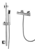 1 x Stonearth 'Metro' Stainless Thermostatic Shower Kit - Brand New & Boxed - RRP £495 - Ref: