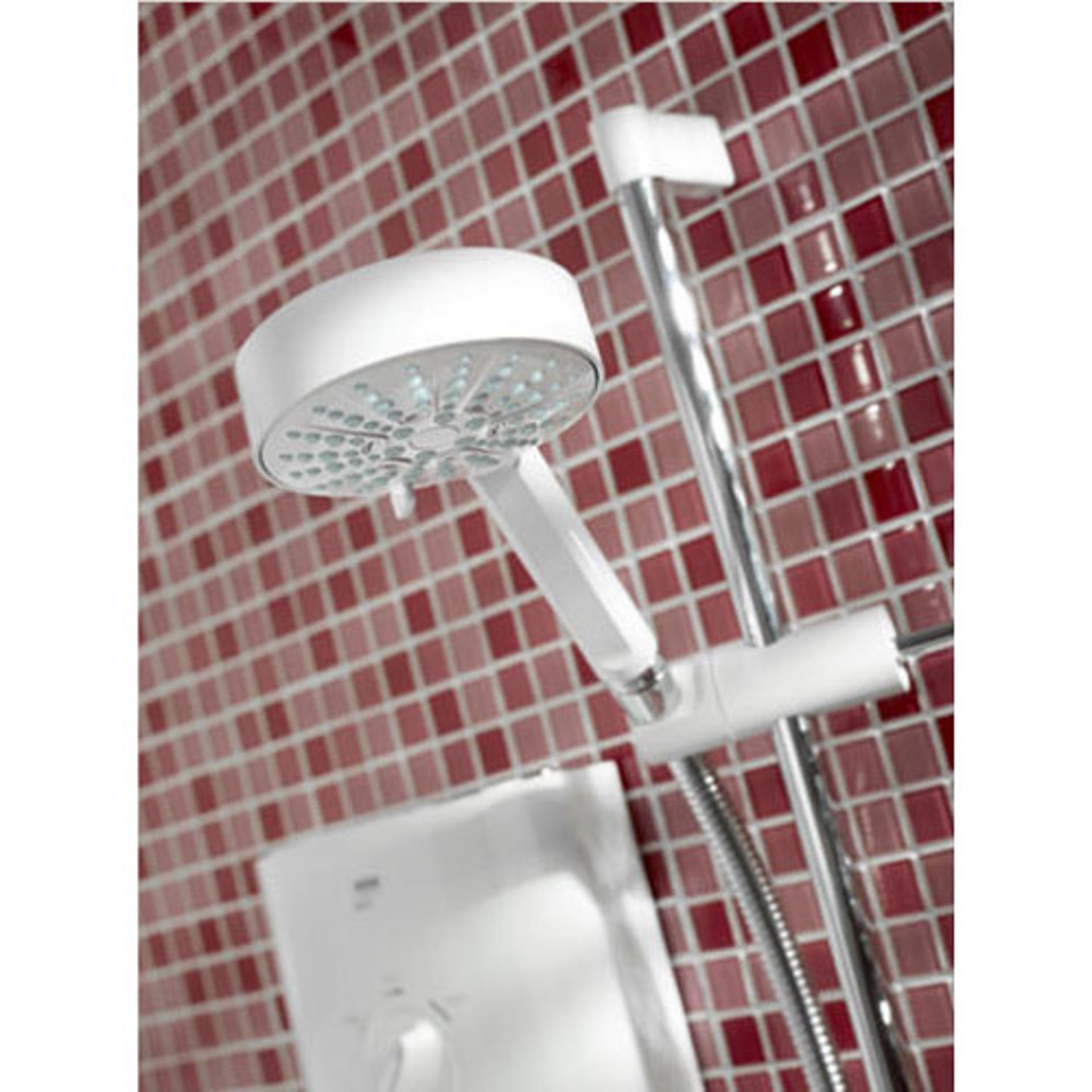 1 x Mira Sport Thermostatic White and Chrome 9.0kW Electric Shower - New Boxed Stock - RRP: £320 - Image 2 of 5