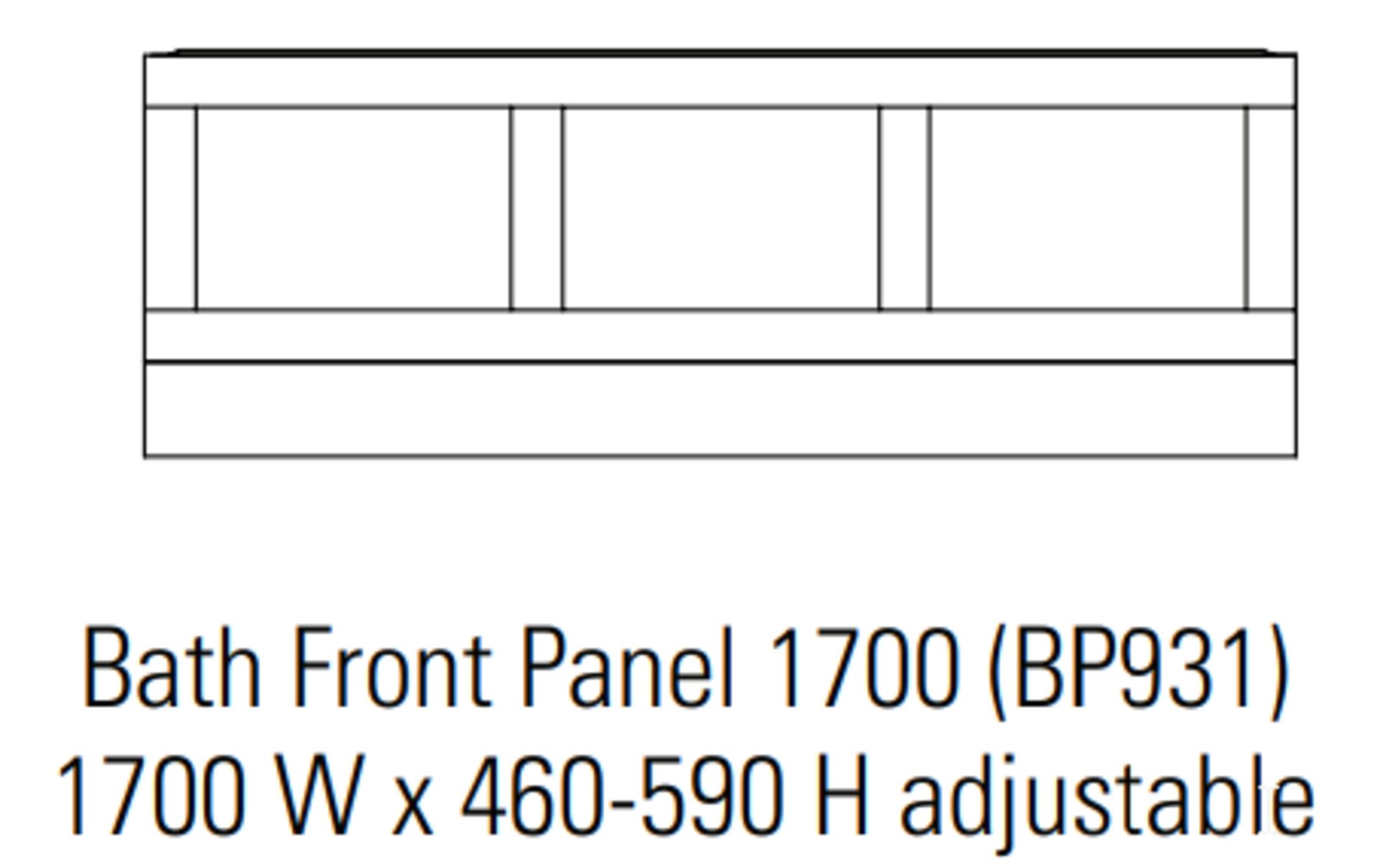 1 x Stonearth 1700mm Bath Panel - American Solid Walnut - Unused Stock Original RRP £799 - Image 5 of 6