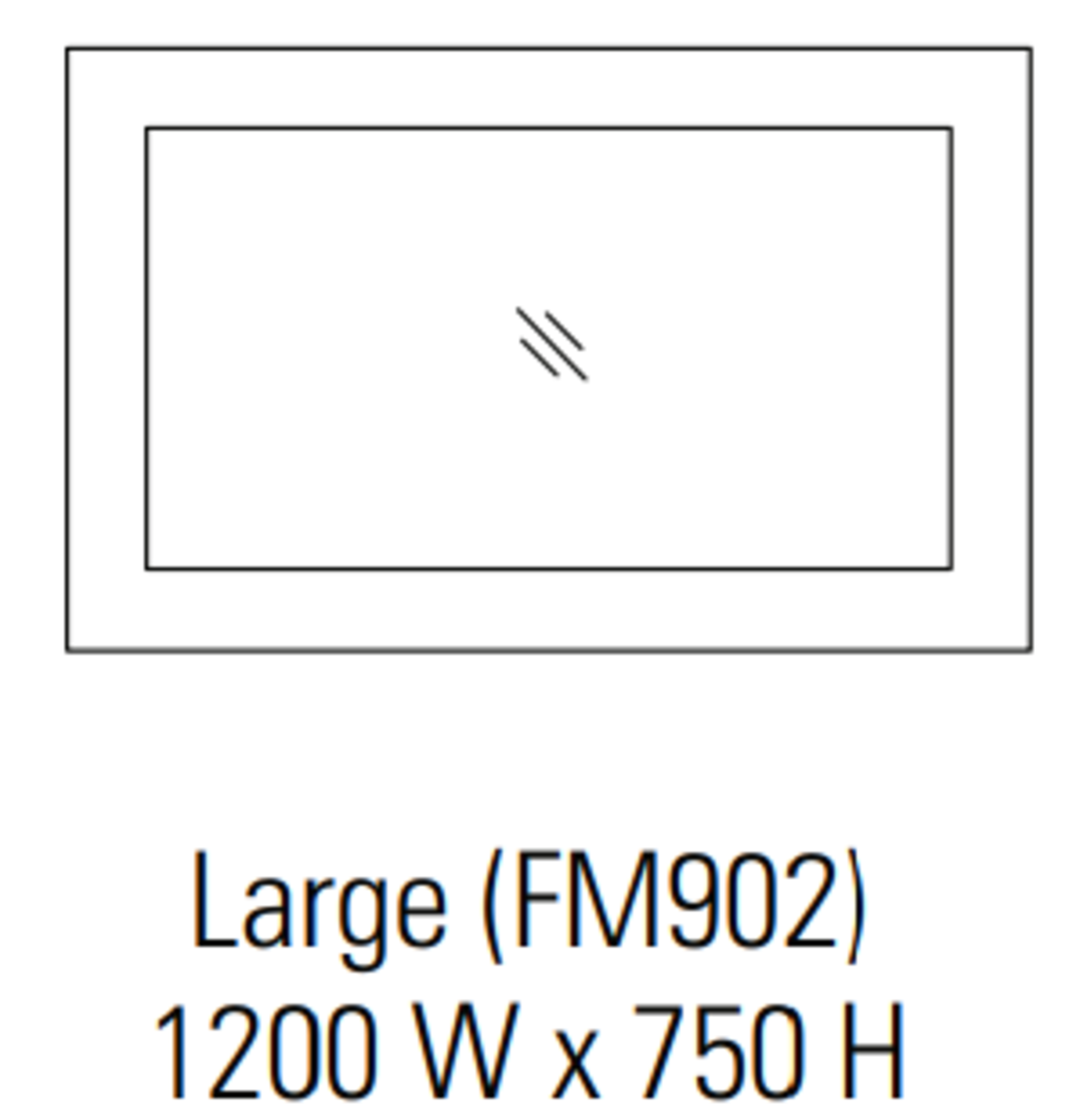 1 x Stonearth Large Bathroom Wall Mirror - American Solid Oak Frame With Bevelled Glass - Size: H750 - Image 8 of 12