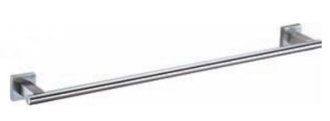 1 x Stonearth Single Towel Rack Rail - Solid Stainless Steel Bathroom Accessory - Brand New &