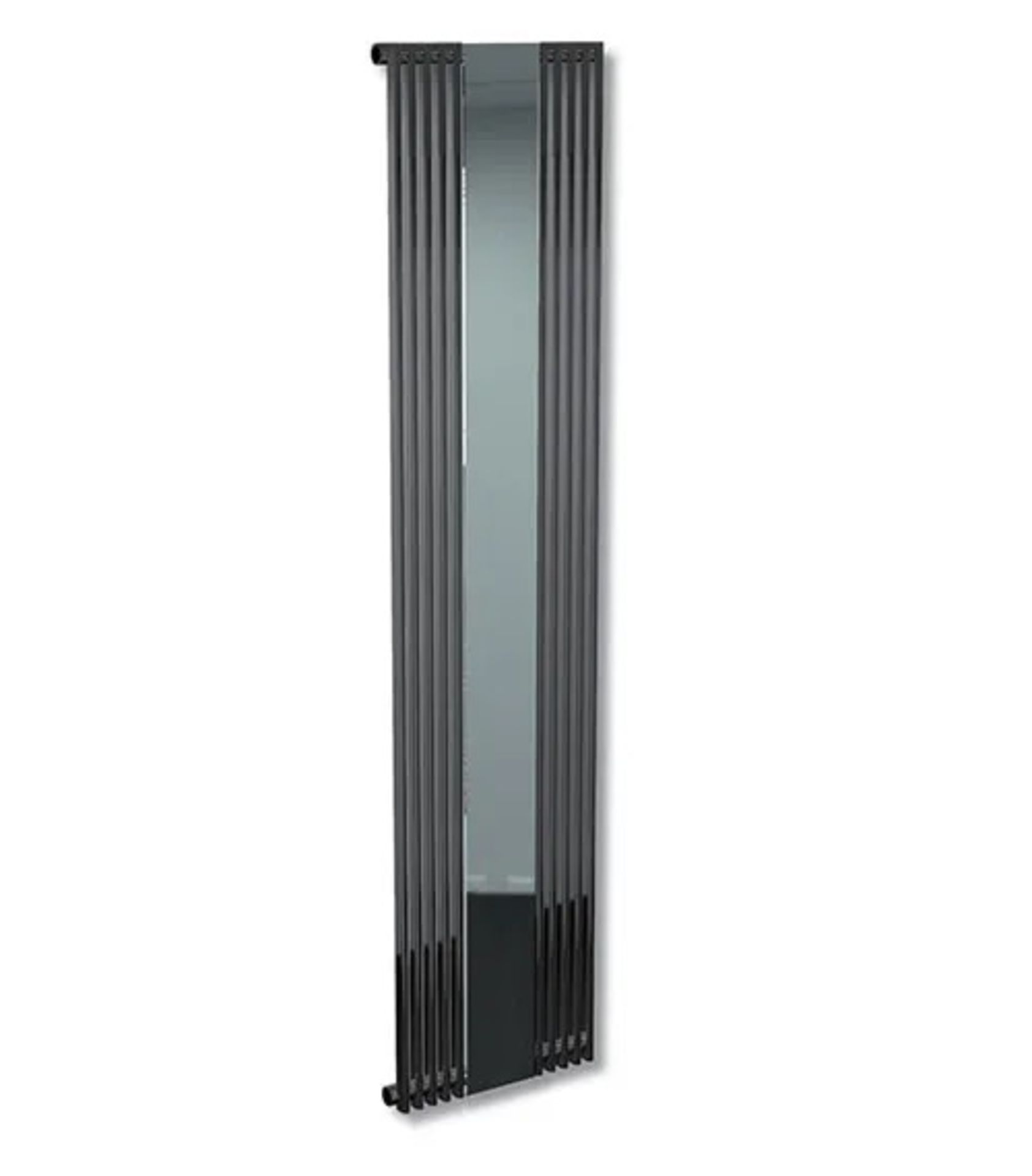 1 x Keldra Anthracite Vertical Radiator By Warmbase - Size: 420x1800mm - New Boxed Stock - RRP £482