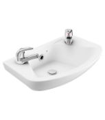 1 x Arley Galaxia Pro 2 Tap Holes 510mm Wall Hung Basin - New Boxed Stock