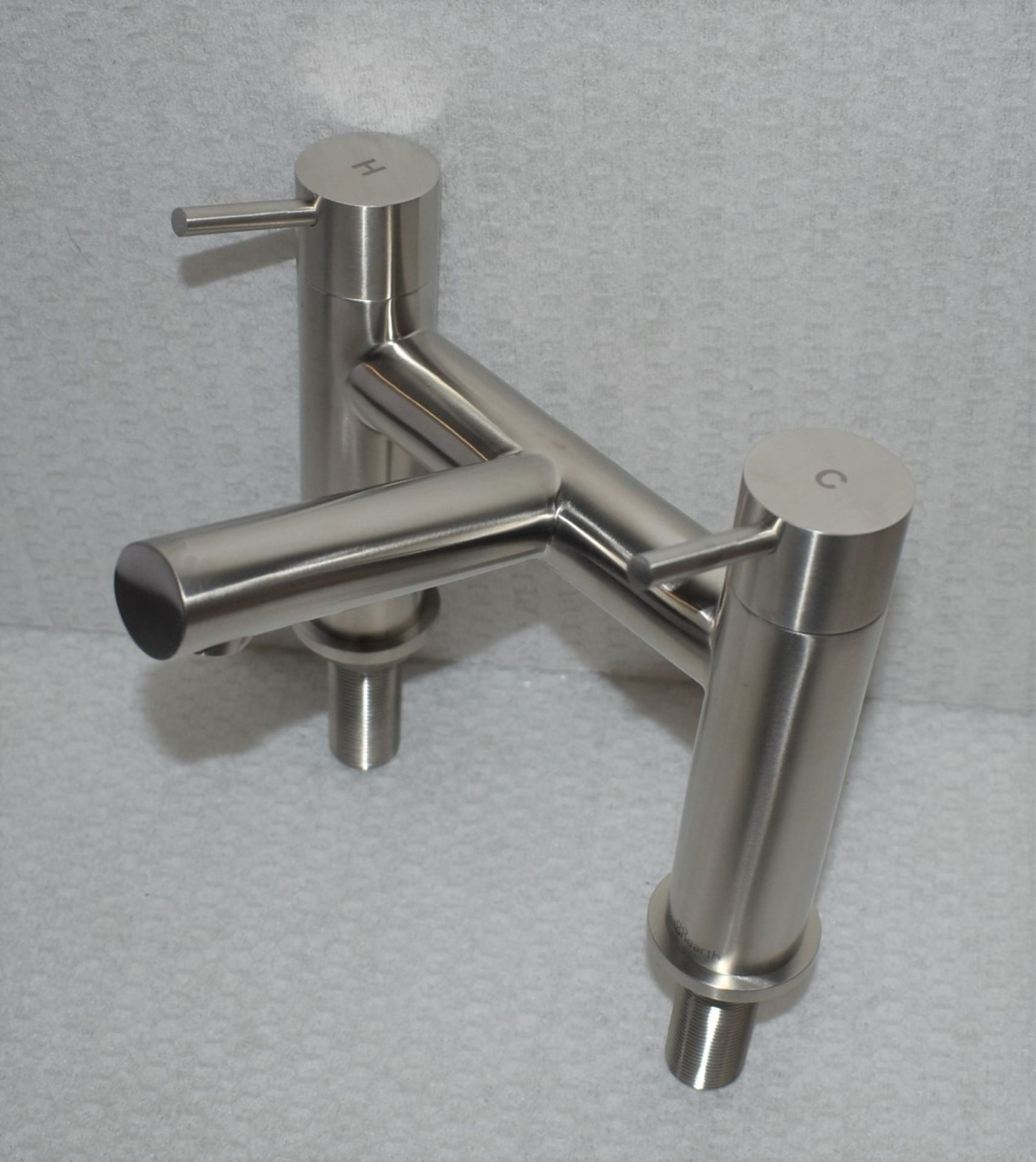 1 x Stonearth 'Hali' Stainless Steel Bath Filler Mixer Tap - Brand New & Boxed - RRP £340 - Image 5 of 10