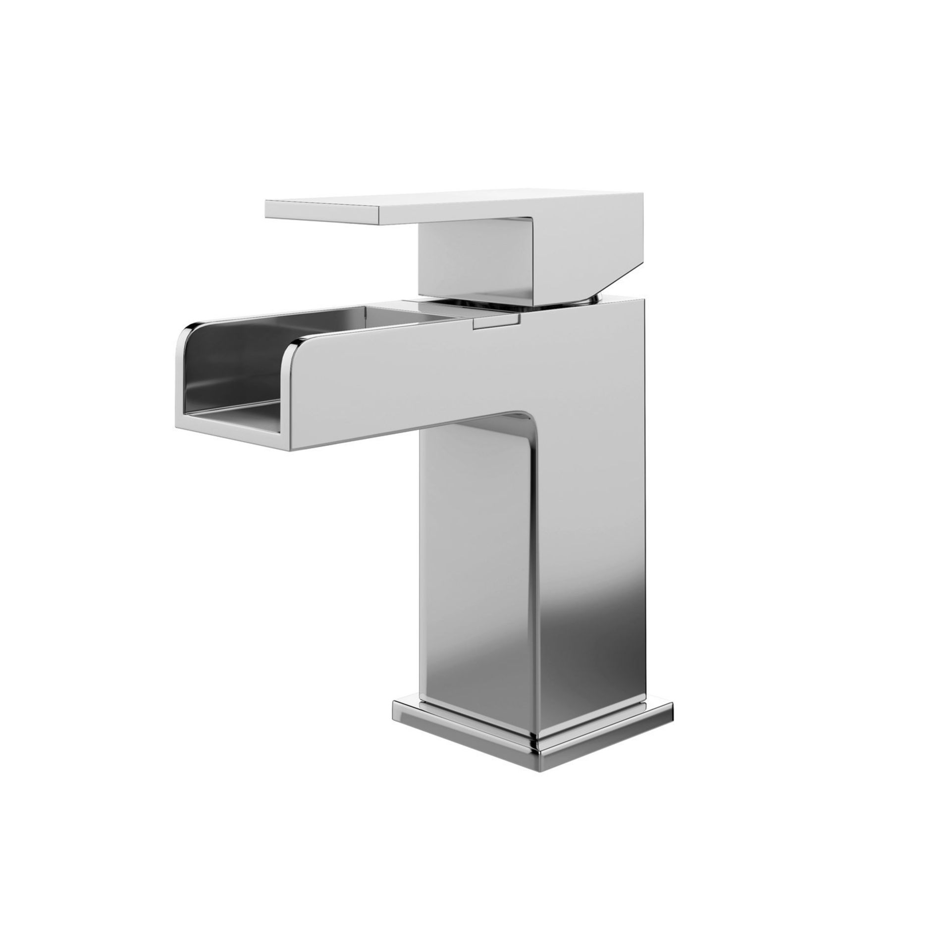 1 x Quadra Chrome Mono Waterfall Basin Mixer Tap - New Boxed Stock - RRP: £138 - Image 2 of 4