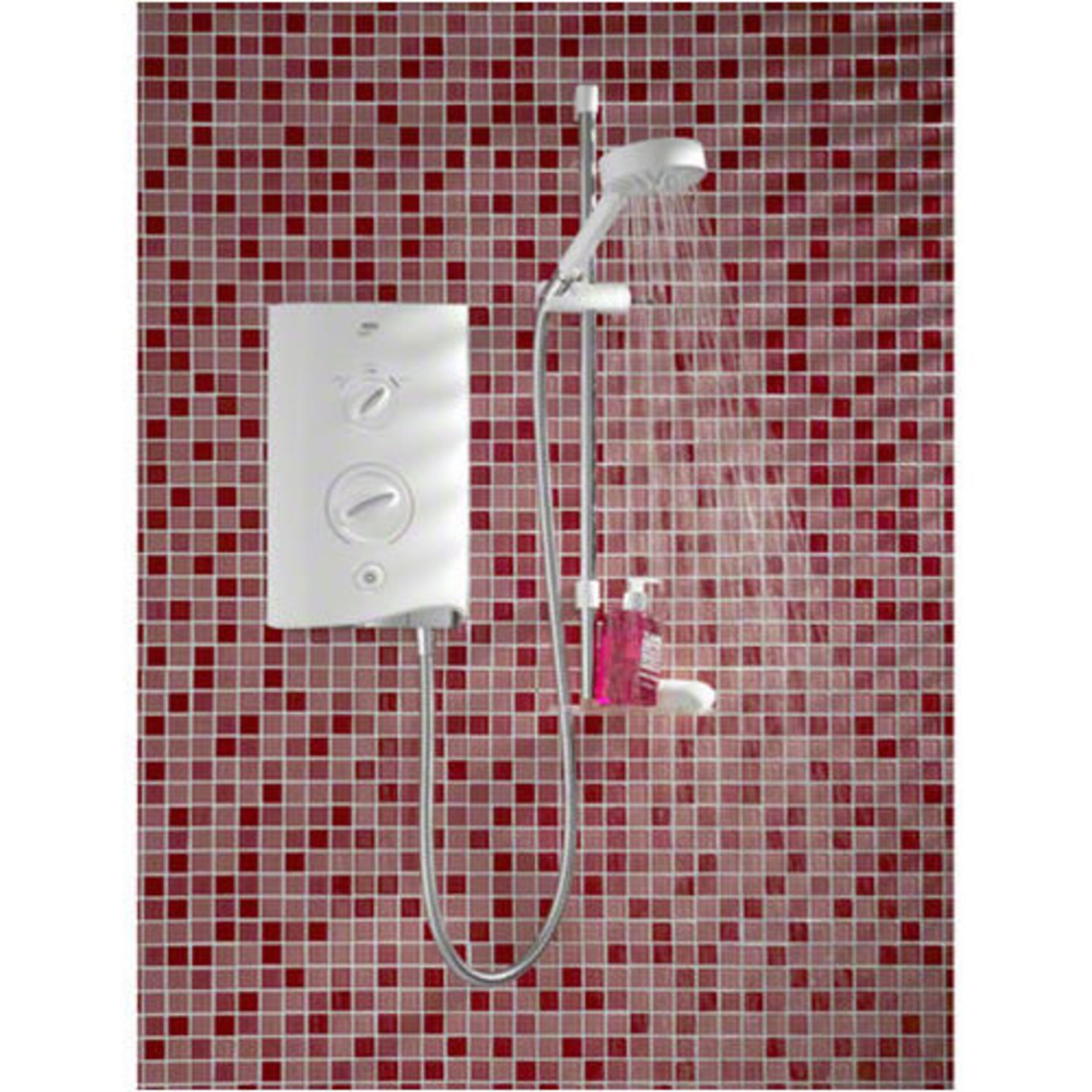 1 x Mira Sport Thermostatic White and Chrome 9.0kW Electric Shower - New Boxed Stock - RRP: £320