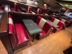 Selection of Double Seating Benches and Dining Tables to Seat Upto 12 Persons - Retro 1950's