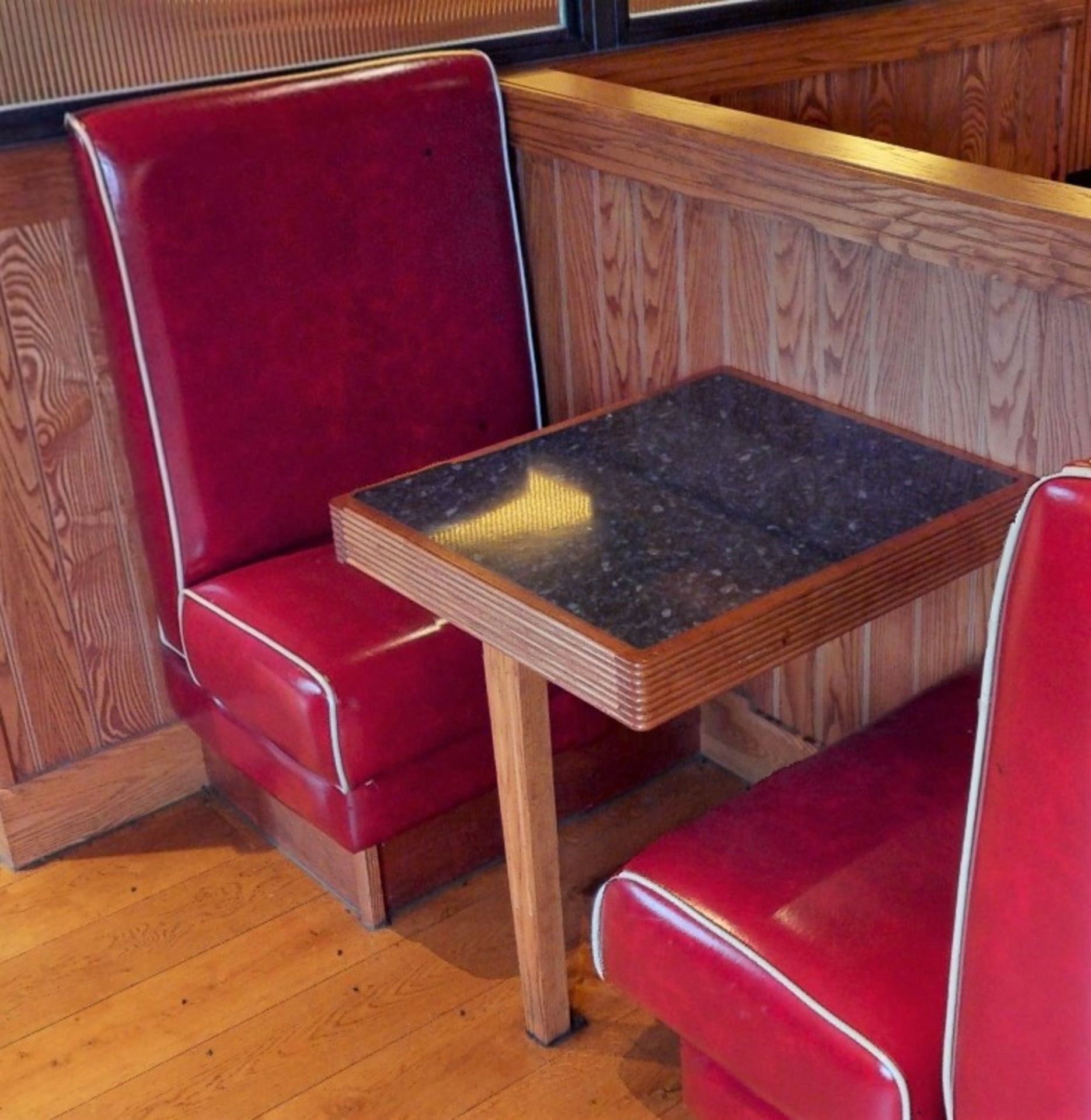 Selection of Single Seating Benches and Dining Tables to Seat Upto 8 Persons - Retro - 1950's - Image 8 of 9