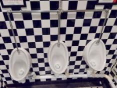 1 x Restaurant Bathroom Mens Urinals With Cistern - From a Popular American Diner - CL800 -