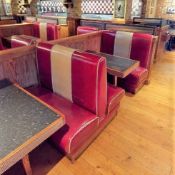 Selection of Double Seating Benches and Dining Tables to Seat Upto 12 Persons