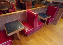 Selection of Single Seating Benches and Dining Tables to Seat Upto 8 Persons - Retro - 1950's