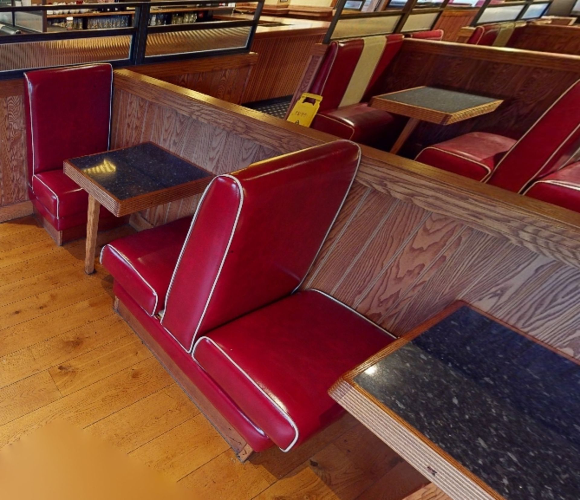 Selection of Single Seating Benches and Dining Tables to Seat Upto 8 Persons - Retro - 1950's - Image 5 of 9