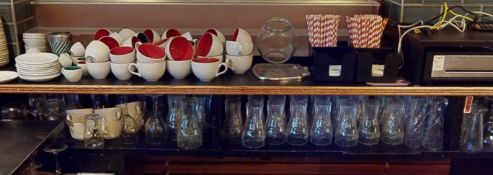 1 x Large Assortment Of Commercial Restaurant Tableware Including Over 200 x Pieces Of Glassware -