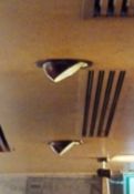 4 x Directional Restaurant Ceiling Lights - 20cm Diameter - From a Popular American Diner -